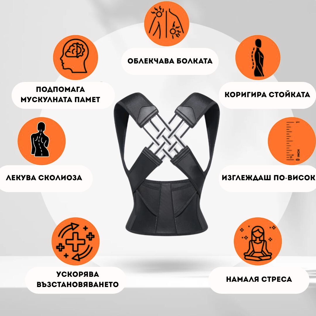 FlexiBack- Иновационен коректор за стойка, който премахва болките в гърба и връща правилната стойка